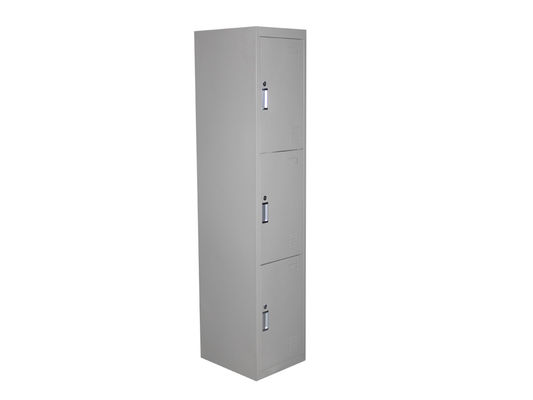 Изготовленные на заказ шкафчики штата металла высоты, 3 шкафчика металла двери коммерчески