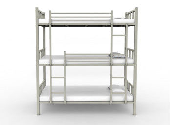Рамки спальни кровати космоса Трибед двухъярусной кровати металла мебели школы взрослый большой сверхмощный кровать металла 3 слоев