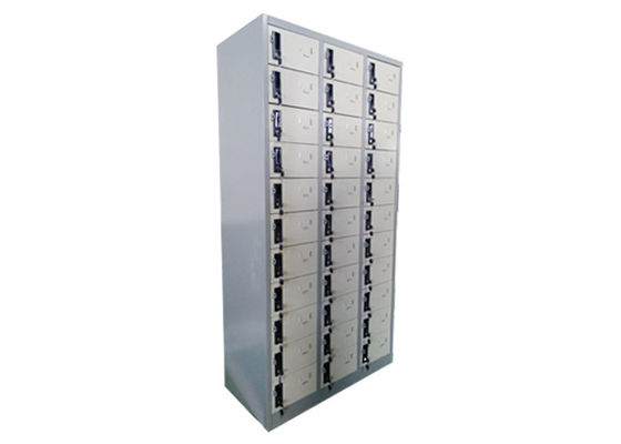 Шкафчики школы металла покрытия порошка, шкафчик для хранения металла 33 дверей легкий собирают