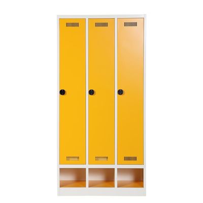 Дверь стальное Альмирах раздевалки 3 спортзала, безопасные шкафчики штата металла с коробкой ботинка