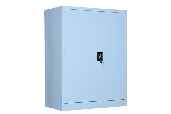 Шкафы хранения твердых дверей голубые, 2 полки открыттая ключом мебель хранения металла