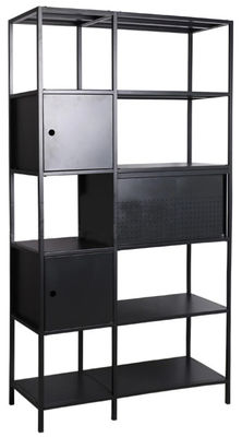 5 Bookcase офиса металла хранения H1880mm настенного дисплея яруса