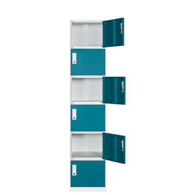 Хранение Clother спортзала 6 шкафчиков шкафа металла двери 0.4mm стальных