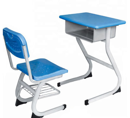 Таблица и стул исследования стола металла ребенка мебели школы одиночные и утюга стула для детей