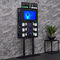 Черные влагостойкие стойка/установленная стена шкафа хранения сотового телефона вертикальные