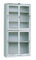 Кухонный шкаф канцелярских принадлежностей стеклянной раздвижной двери стальной стучает вниз конфигурацией структуры 2-Tier