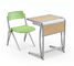 Единственный набор класса средней школы мебели школы таблицы стола одного места баланса класса регулируемый используемый высококачественный