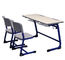 Стул студента класса со столом студента таблицы сочинительства и стулья для мебели школы класса