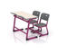 Стул студента класса со столом студента таблицы сочинительства и стулья для мебели школы класса